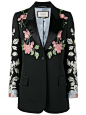 Gucci floral embroidered blazer