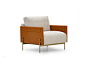 Fabric armchair with armrests V215 | Armchair by Aston Martin