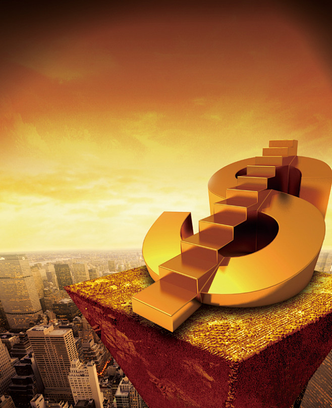 金融海报PSD分层素材