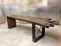 Modern Rustic Bench Handcrafted from Wood by MetalTreeFurniture, $499.00