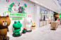 LINE FRIENDS STORE IN HARAJUKU :  LINE FRIENDS Store Harajuku is the first official store in Japan, opening among lifestyle related stores, cafes, bookstores, theaters, and parks that are nearby in Harajuku, one of Japan’s most popular streets.The 3m larg