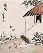 丰子恺儿童水墨漫画100幅