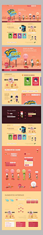 BUBBALOO web site - Agency: CUBOCC * My Role: Art Direction and Design * www.bubbaloo.com.br