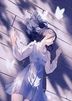 第一千一百八十三期-Ajamita 日本插画师 美到让人惊艳的少女插画 - 堆糖