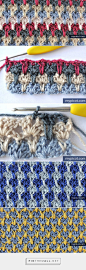#Crochet_Stitches_Tutorial - "Here's a beautiful crochet stitch TUTORIAL with many photos and clear instructions. Great for Color Play!" via #KnittingGuru ** http://www.pinterest.com/KnittingGuru