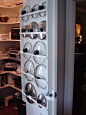 Lid Racks Or use the back of the door to store notoriously un-organizable pot lids. Worthing Court featured a pantry with custom-build pot l...: 