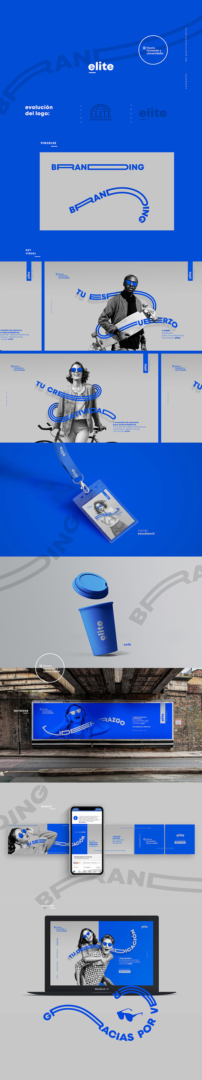 AZUL branding  digit...