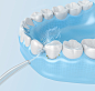 米家电动冲牙器家用便携式牙缝水牙线口腔牙齿清洁喷牙洁牙洗牙器-tmall.com天猫