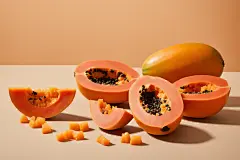 有机养颜木瓜高清图片