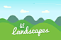 Lil Landscapes 小景观绘画插图设计素材源文件模板-淘宝网