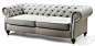 tufted sofa