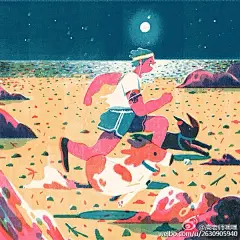 在纽约的Lisk Feng的插画，一直是我很喜欢的风格，#暖心插画##每日插画推荐# 刚开始发插画推荐是因为我记不住人名，希望通过多发插画师的名字能记住他们，就是希望如果当我也画出自己爱的插画的时候别人也能稍微留意到我哈哈哈哈，但是发了这个多条微博我也就记住了三个对不起你们的努力啊