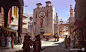 The Marketplace, Asim Steckel : This is how it could look like within the kingdom before it begins to sink into chaos. Here you can find everything that you need, hire new fighters, find new items, clothes, hidden quests and much more...