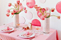粉色餐桌_360图片