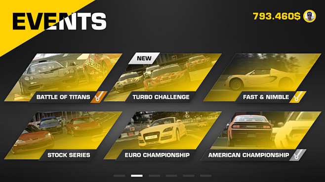 Race Force - Game UI...