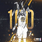 NBA Social Media Artwork 3 : Collection of sports graphics, commisioned by the NBA for use ontheir social media pages. 