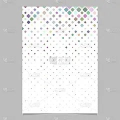 摘要数字对角方形图案宣传册背景模板