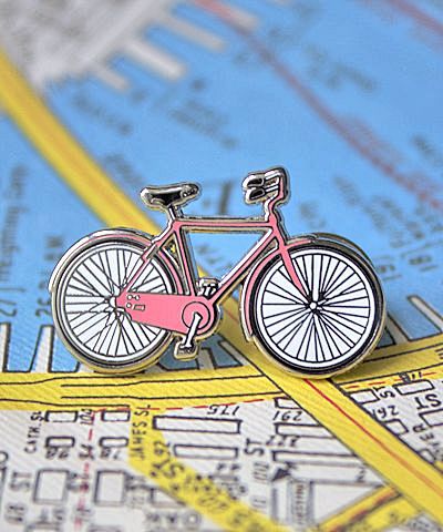 Enamel Bicycle Pin i...