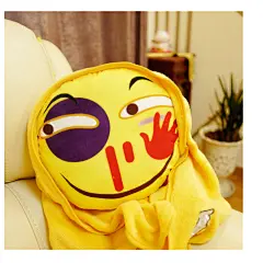 滑稽抱枕表情包笑脸恶搞搞笑二次元毛绒暖手捂抱枕公仔动漫周边-tmall.com天猫
