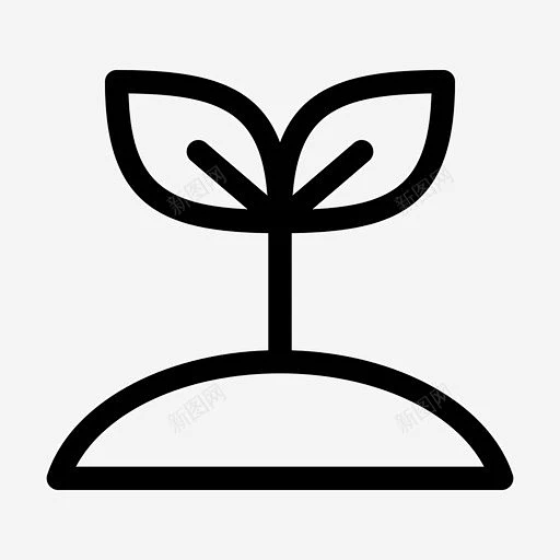 芽生长叶图标 免费下载 页面网页 平面电商 创意素材-花瓣网