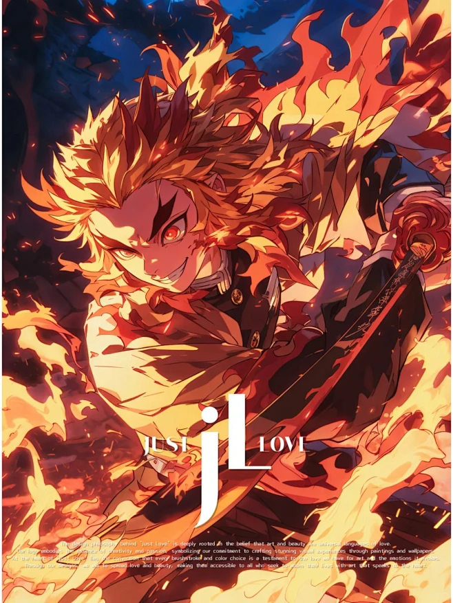 超清壁纸 _ 鬼灭之刃 _炎柱炼狱杏寿郎_1_Just Love Wallpapers_来自小红书网页版-花瓣网