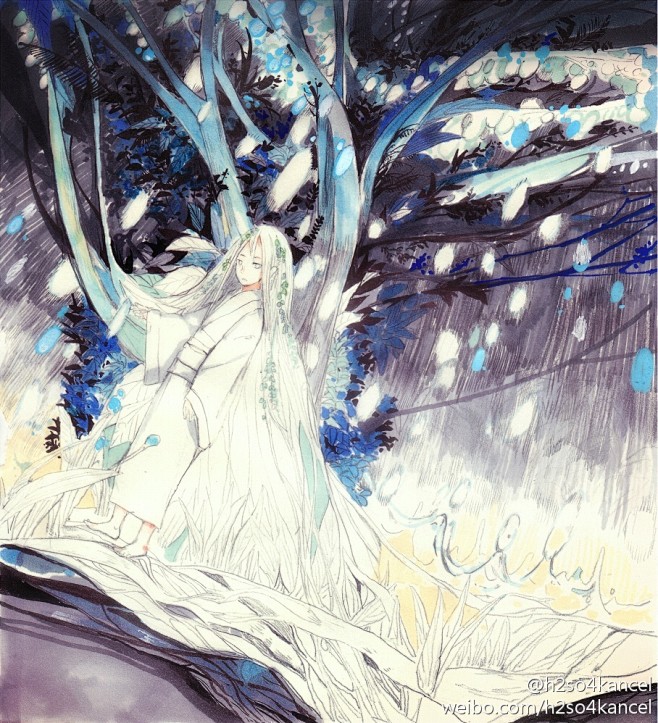 #虫师# 依次是『冬の底』、『碧水』、『...