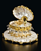 PATEK PHILIPPE 'PEARL FROM THE GOLDEN OYSTER CLOCK'