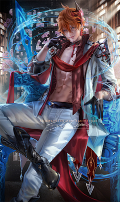 泪玄采集到sakimichan原神画作