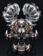 Beholder Clock, luxury clock concept : Table clock as a jewel / luxury table clock concept design. 