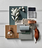 A moodboard is always an inspiration to interior design!