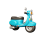 Scooter 3D Illustration