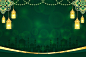 Premium Vector _ Ramadan background with a lantern and the words ramadan