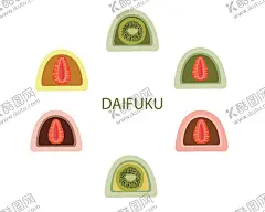 卡通大福 【酷图网】卡通大福,卡通雪媚娘,糯米糍,烘焙,日式,点心,甜品,甜点,港式,冰皮,水果雪媚娘,小吃,糕团,糯米,团子,美食,美味,中式,传统,茶点,糕点,麻薯,免煮汤圆,夏季,奶油,果粒,包装,插画,插图,素材,元素,矢量,卡通,手绘,雪媚娘插画,大福插画,图标,和果子,草莓,抹茶,猕猴桃,奇异果,切面,截面