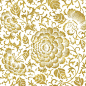 金色花朵底纹背景高清图片 - 素材中国16素材网