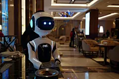 餐厅服务智能机器人案例