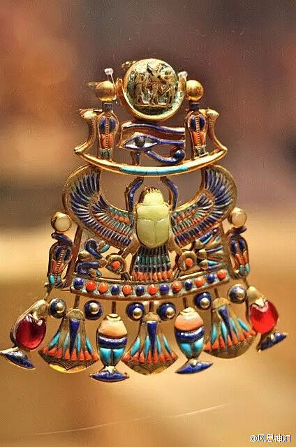古埃及的首饰真漂亮啊。法老和王妃公主们的...