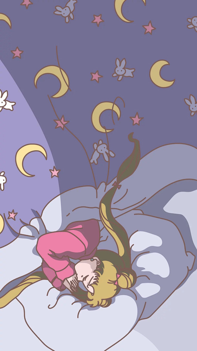 美少女战士睡觉