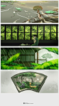 大美园林-麦伢__涂鸦王国插画