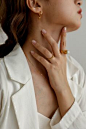 Treat yourself with pretty jewelry pieces. #shapesstudio #waterproofjewelry #ringstack #stackingrings #parisianstyle #ringaddict #statementjewelry #goldjewelry #neutralaesthetics #beigeaesthetics #smallbusiness #jewelryshop #instapo #pearl #motherofpearl 