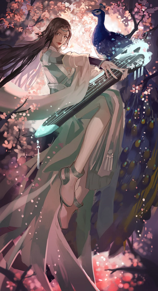 长歌_涂鸦王国 原创绘画平台 www.poocg.com-花瓣网