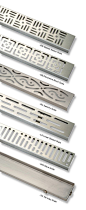 Zurn ZS880 stainless steel linear shower drains: