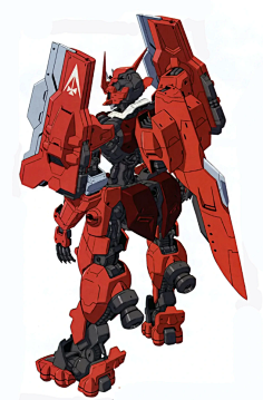 高达造型参考红月钢