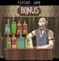 Abe's Saloon :  the first slot game I have ever done.  playable at https://www.casumo.com