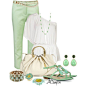 Summer In Mint Crops by anna-campos on Polyvore