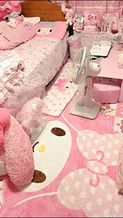 「卡通手机壁纸。少女原宿。粉色少女心。可爱日系韩系。锁屏壁纸」❤️