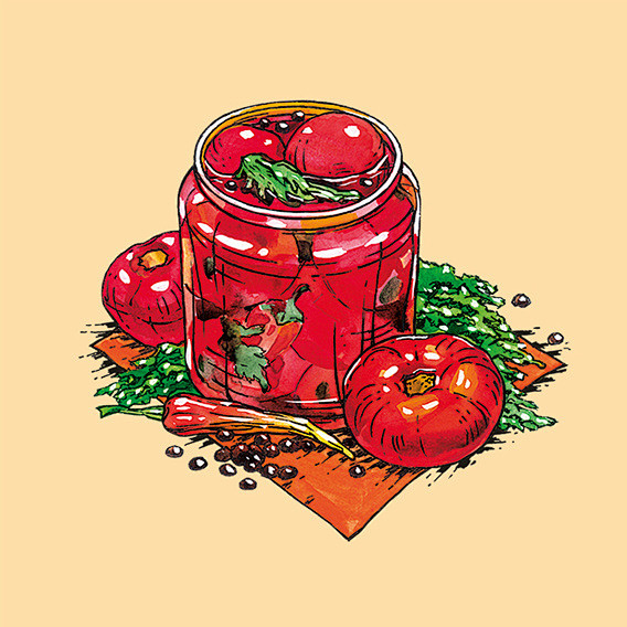 食物插画 | 俄罗斯插画师 Aleksa...