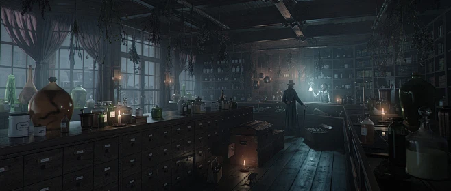 Potion shop-花瓣网
