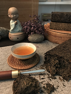 紫色悠然采集到茶叶细节