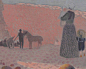 Maurice Denis1870-1943)1870年出生於法國的格朗維爾，1943年逝於聖日爾曼昂萊。Maurice曾廣泛遊歷。在羅馬，他發現了古典的思想感情；在西耶納，他找到了顏色的和諧；在佛羅倫薩，他醉心於素描的簡練；在阿西西，他欽佩風景畫的純正。在他看來：“藝術作品是藝術家把自然綜合為個人的美學隱喻和符號， ​​​​...展开全文c