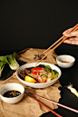 Thai Noodles food photography : Just a mock campaign I did to explore new styles.